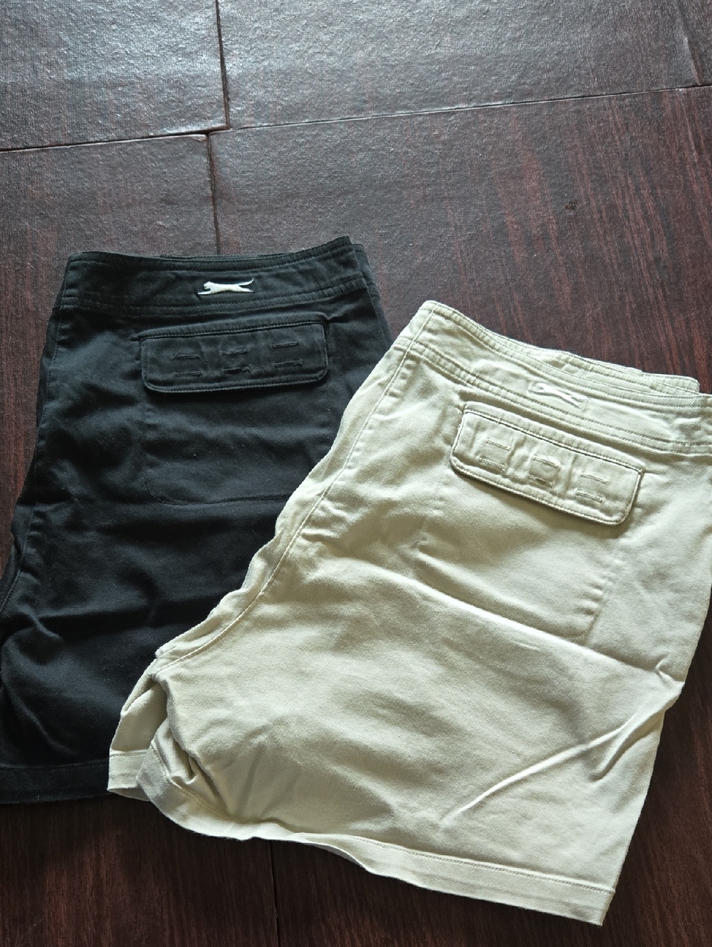 Slazenger Black Wicking Stretch Shorts, Ladies Set Of 2